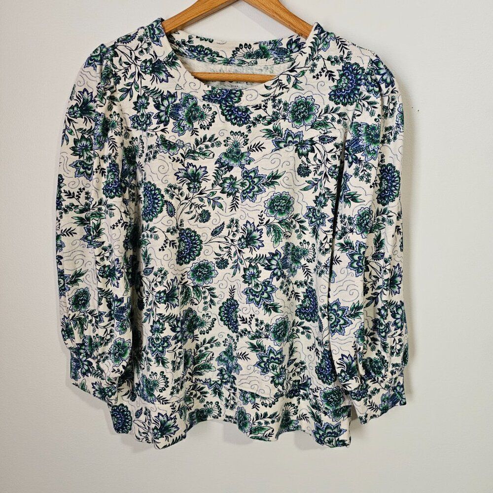 EUC LOFT FLORAL LONGSLEEVES SOFT COTTON SIZE LARGE